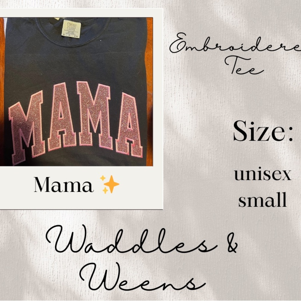 Black 'MAMA' Kids Tee